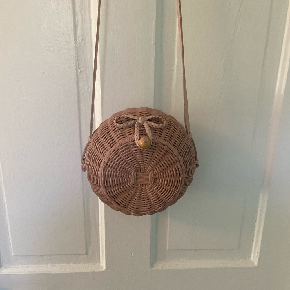 NWOT - Ulla Johnson Blush Rattan Bag
